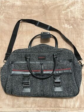 Vintage 80s GIVENCHY Kingsport Wool Tweed
Weekender Travel Duffle Bag